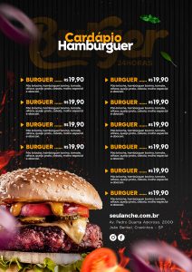 Cardápio Virtual Burgers Gourmet