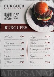 Cardápio Criativo Lanches Burgers Gourmet
