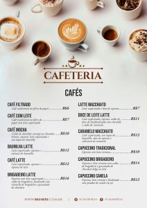 Cardápio Digital Cafeteria de Café Doces e Bolos