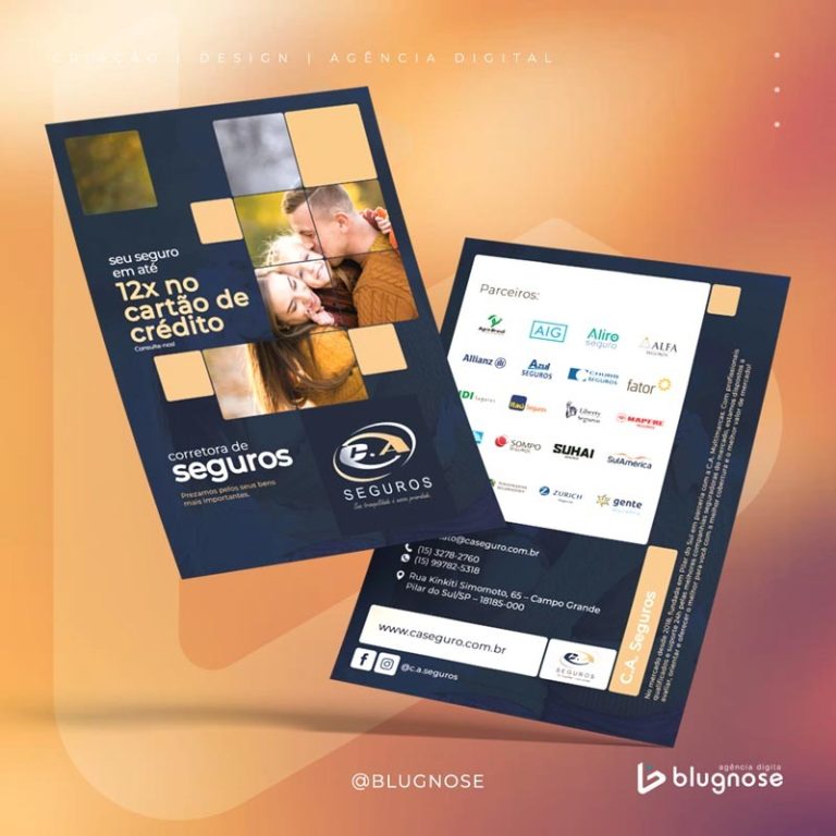 Agência de Marketing Digital e Publicidade, Criação de Arte para Flyer Folder e Papelaria