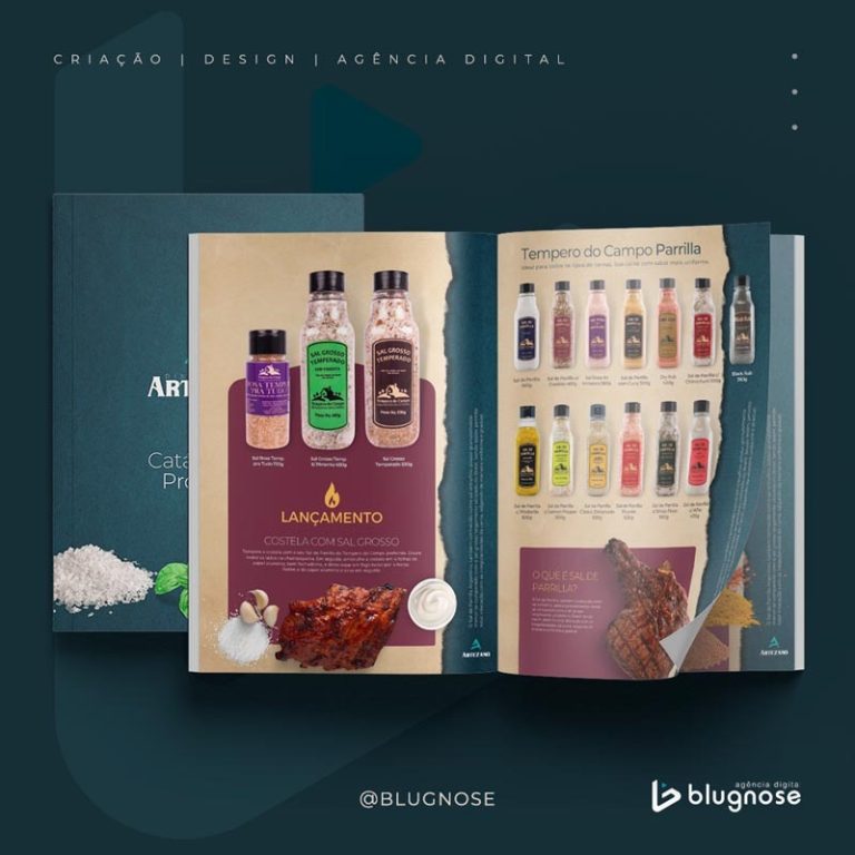 Criação de Catálogo de Produtos Digitais PDF