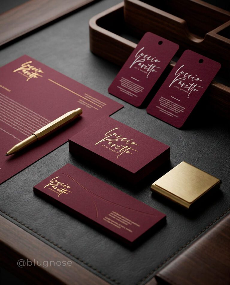 identidade visual aplicada em diferentes materiais