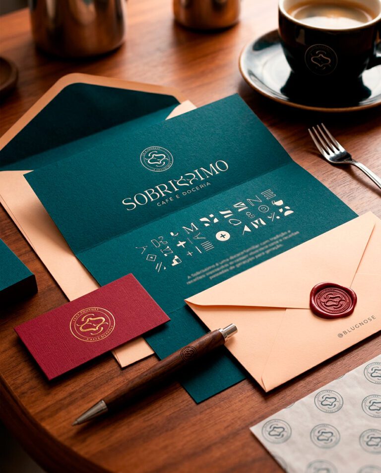 logotipo profissional aplicado em mockup