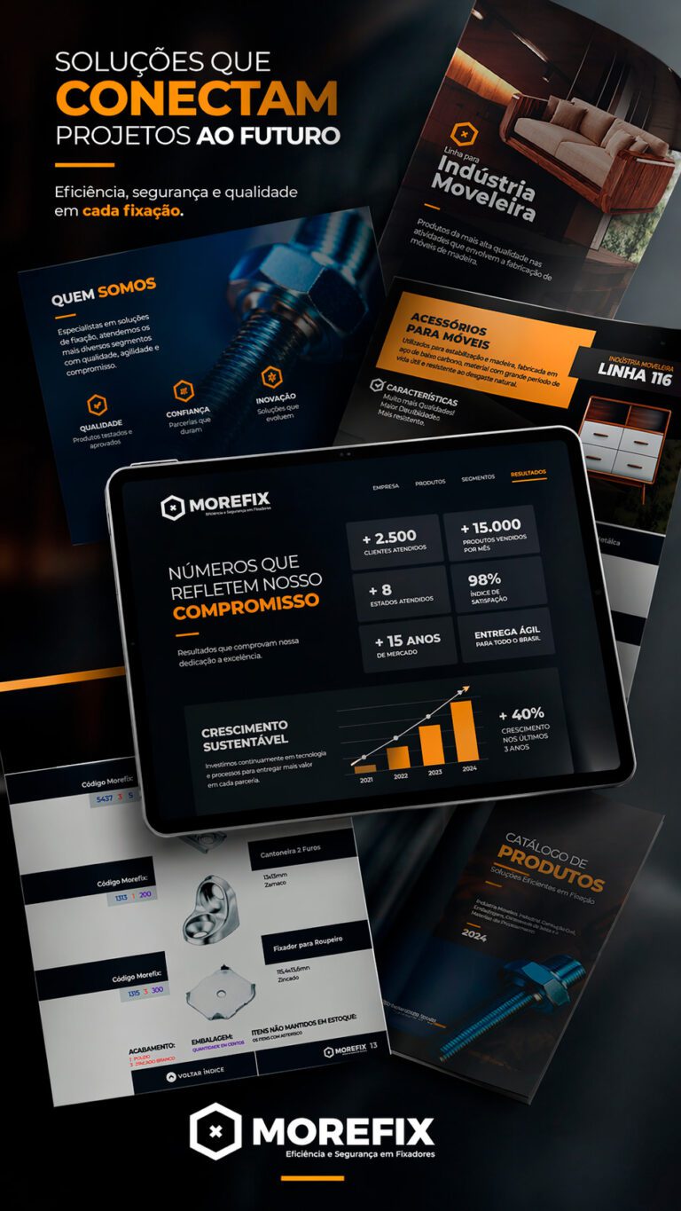 Design estratégico aplicado em slides corporativos profissionais