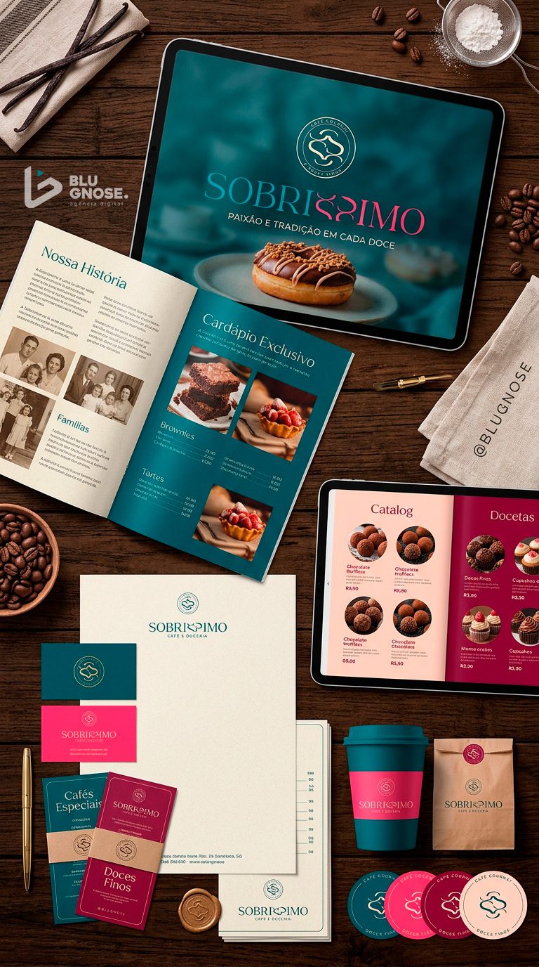 apresentação visual profissional para negócios