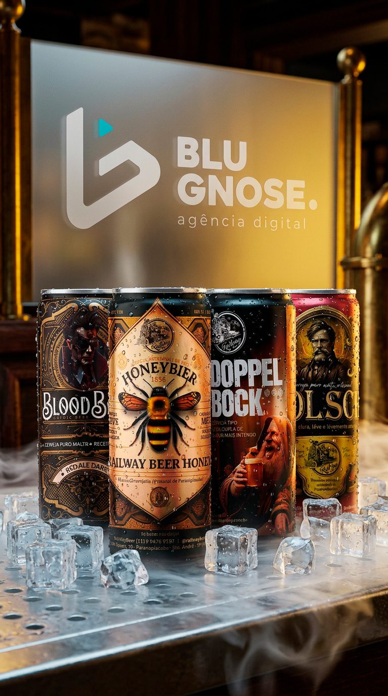 Materiais impressos profissionais criados pela Blugnose