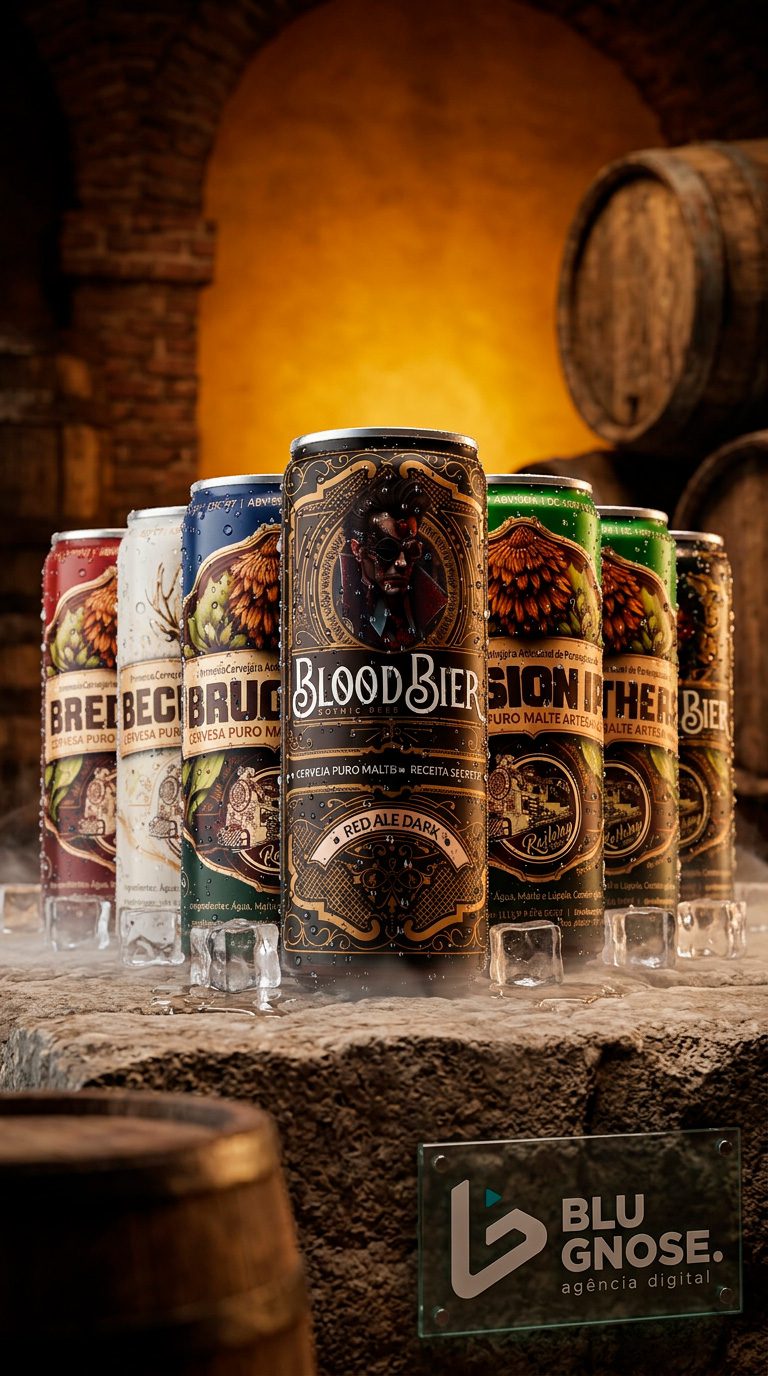 Criação de Rótulos para Cervejas Artesanais, Bebibas, Sucos e Garrafas