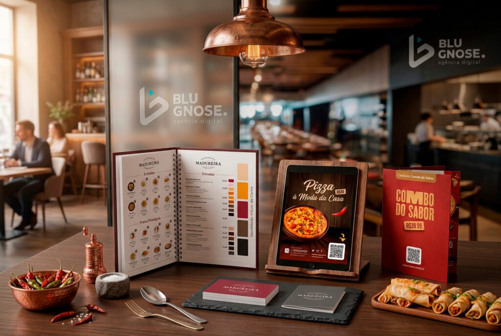 Design de cardápio profissional para restaurante e estabelecimentos