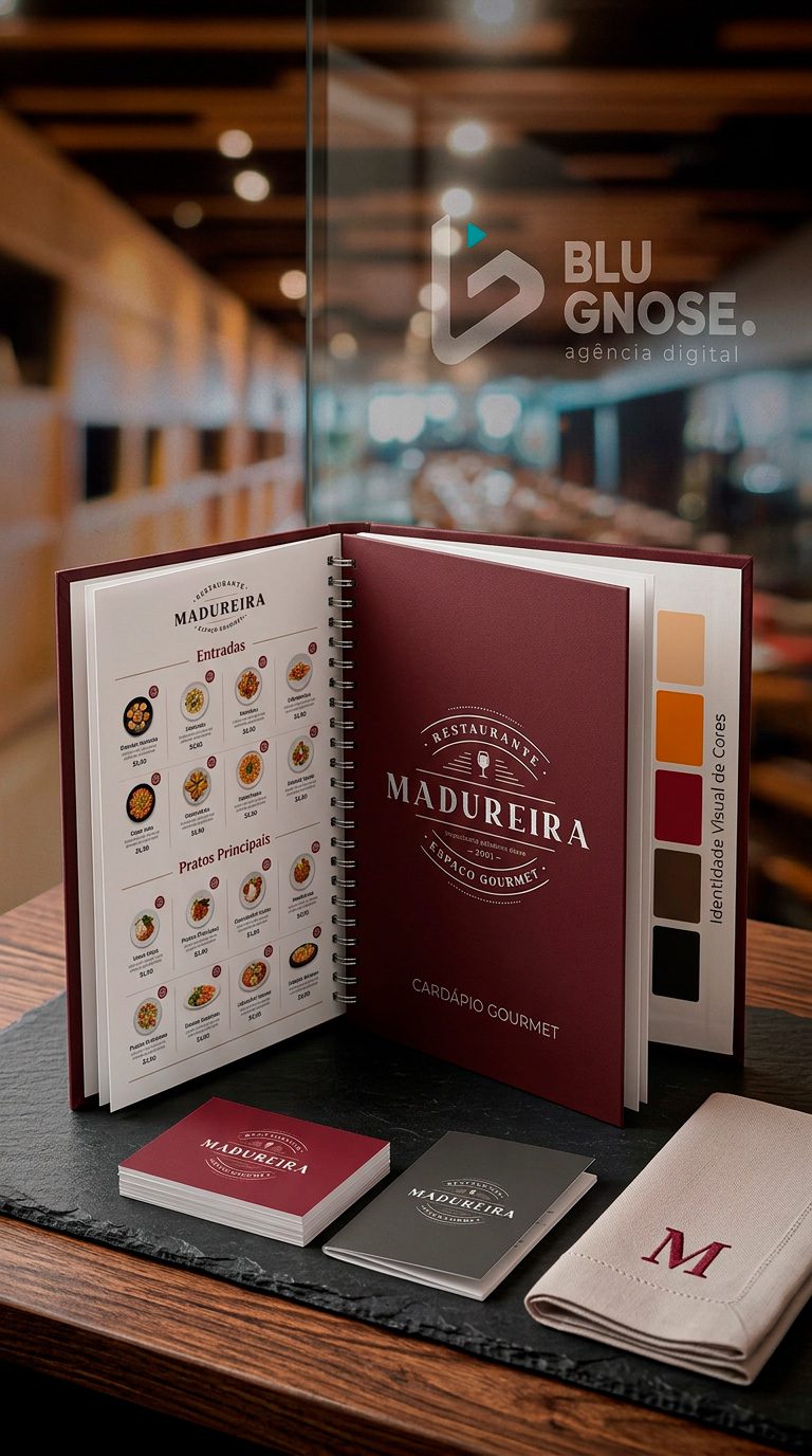 Kit de papelaria corporativa para pequenas e médias empresas