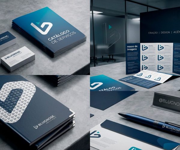 Material gráfico profissional desenvolvido para eventos corporativos